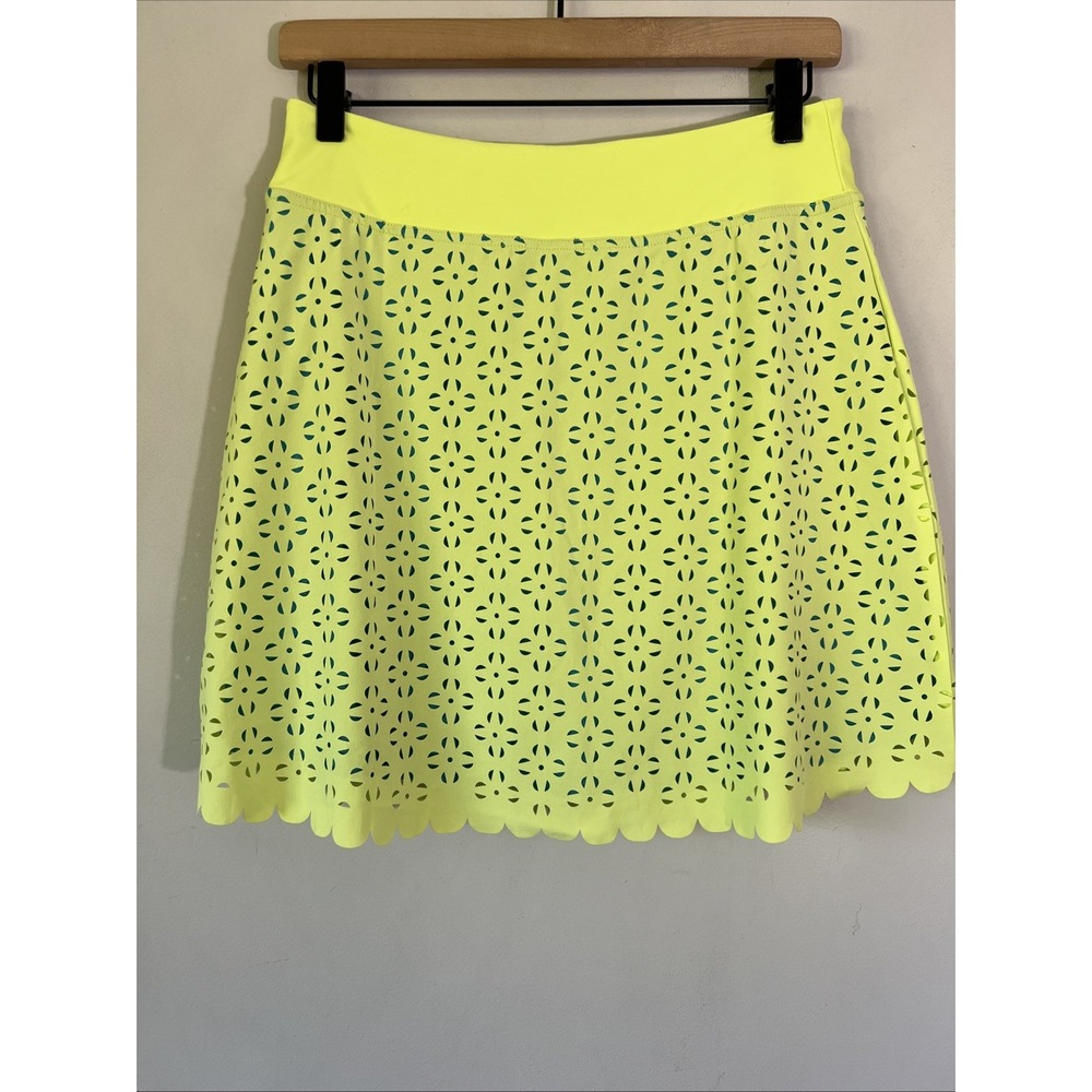 Title Nine Nimblene Laser Cut Illusion Scallop Hem Athletic Skort Size S NEW